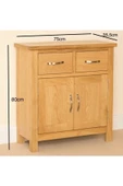 One Design Masif Ahşap Çam Ve Ladin Dolap - 2