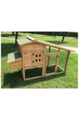 De Mobilya V Çatılı Ahşap Tavuk Kümesi thumbnail 1