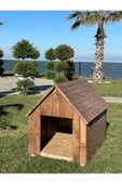 Sevinç Ticaret Ahşap Büyük Boy Köpek Kulübesi Dış Mekan Köpek Kulübesi - 3