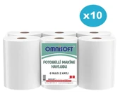 Omnisoft 10 Koli 21cm Fotoselli Hareketli Kağıt Havlu 60 Rulo - 1