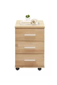 One Design Tekerlekli Ofis Dolabı Çekmeceli Stand Tekerlekli Ahşap Ofis Dolabı - 3