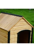 Woodensa Köpek Kulübesi Ahşap Köpek Kulübesi Köpek Evi Büyük Boy thumbnail 5