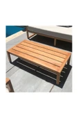 Woodyclass A1 Luxe Doğal Ahşap Masa  - Bahçe - Outdoor - Salon - Ofis - Sedir - Coffee Table - Loca - Beach - 3