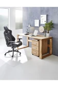 One Design Masif Çalışma Masası Ahşap Çalışma Masası 75X160X70 - 3