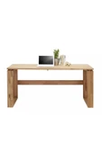 One Design Masif Çalışma Masası Ahşap Çalışma Masası 75X160X70 - 2