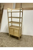 One Design Kitaplık Ahşap Dolap Ve Raf Dosya Dolabı Ve Rafı Vitrin Ahşap Kitaplık - 2