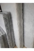 BUĞLEM 10 Cm Sert Süngerli Ahşap Bahçe Yatağı 180x200 Perde Mınder Tente Yastık Tente Seti - 4