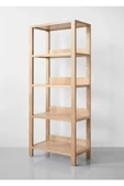 One Design Kitaplık Masif Kitaplık Ahşap Raf Ünitesi - 1