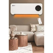 Troya TR-528 Uzaktan Kumandalı 2000 W Duvar Tipi Fanlı Isıtıcı - 4
