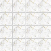 DecoHandy  Pvc Yer Karosu 30x30cm 4'lü Paket - Mermer Desenli Beyaz  0,36m2 - 3