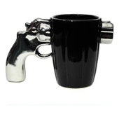 Metalik Silah Tasarımlı Kupa Bardak - 4