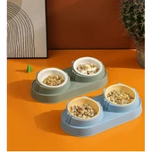 Mikopet Çift Bölmeli Mama ve Su Kabı - 2