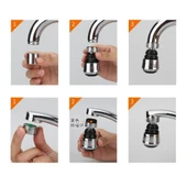 Su Tasarruflu 2 Modlu Musluk Başlığı Kısa - 4