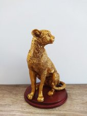 Modern Dekoratif Çita Biblo Masaüstü Süsü 16 cm - 4