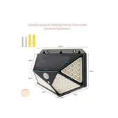 Solar Bahçe Aydınlatma Lambası 100 Led - 2