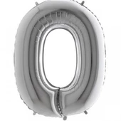 Gümüş Rengi Folyo Balon 1 Metre - 4