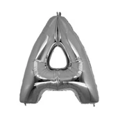 Gümüş Rengi Folyo Balon 1 Metre - 1