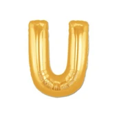 Altın Sarısı Folyo Harf Balon 1 Metre - 1