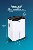 Kurutek KT40A Ev Tipi Nem Alma ve Hava Temizleme Cihazı - 6