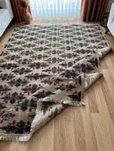 192x273 cm El Yapımı Büyük Halı, Oversize Türk Kilimi, Boho Tarzı Halı, Dekoratif Vintage Doğal Halı - 3