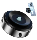 Elektirikli Vakum Magsafe Uyumlu Sabit Kafalı Araç İçi Telefon Tutucu (Zeminler İçin De Olur) X8 - 1