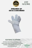 Premium Kalite Yüksek Isı Dayanımlı Kaynak Yangın Waterproof Çok Amaçlı Deri Eldiven - 2