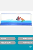 Premium Üretim Batmayan Dinazor Gemi Yıl Dönümü Aşk Sevgili Doğum Günü Hediye Şişe Akvaryum thumbnail 2