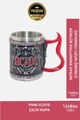 Deluxe Tasarım Dekoratif Estetik Armağan Sevgili Arkadaş Dost Paslanmaz Çelik AC DC Kupa 12*15 cm - 1
