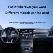 Elektirikli Vakum Magsafe Uyumlu Döner Kafalı Araç İçi Telefon Tutucu (Zeminler İçin De Olur) M12 - 3