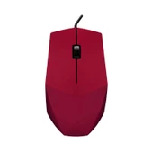 Everest SM-201 Kablolu USB Mouse Kırmızı - 1