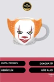 Deluxe Tasarım Dekoratif Estetik Armağan Sevgili Dost Aşk Arkadaş Porselen Pennywise Kupa Bardak - 2
