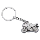 Mega Oto Market Oto Araba Anahtarlık Yarış Motoru Krom - 2