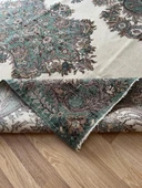 207 x 306 cm Büyük Boy Vintage Salon Halısı, Ender Desenli Harika Kondisyonlu, Çiçek Desenli - 4