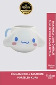Deluxe Tasarım Dekoratif Estetik Armağan Sevgili Dost Aşk Arkadaş Porselen Cinnamoroll Kupa Bardak - 1