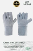 Premium Kalite Yüksek Isı Dayanımlı Kaynak Yangın Waterproof Çok Amaçlı Deri Eldiven - 4