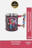 Deluxe Tasarım Dekoratif Estetik Armağan Sevgili Dost Paslanmaz Çelik Iron Maiden Kupa 12*15 cm - 1