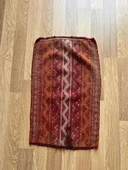 49x79 cm Küçük Renkli Vintage Kilim, El Dokuma Anadolu Kilim, Dekoratif Mini Kilim, Harika Ev Hediyesi - 1