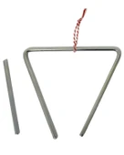 Temel Örf Aletleri Triangle Çelik Üçgen Zil 14 cm 5 İnç - 1