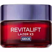 L'Oreal Paris Yaşlanma Karşıtı Gece Kremi - Dermo Expertise Revitalift Laser X3 50 ml - 1