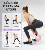 Valkyrie 8kg Soft Kettlebell Yumuşak Tabanlı Metal Kumlu  Ses Yapmaz Darbeye Dayanıklı Çift El Ağırlık - 5