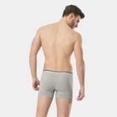 Türen Erkek Likralı Boxer (2'li Paket) 126/Gri - 4