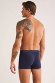 Kom Tight 2'li Şort Boxer 2'li Avantajlı Paket Lacivert - 2