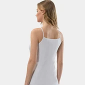 Türen Kadın Güpür Detaylı İp Askılı Kaşkorse 2'li Pamuklu Atlet 219/Beyaz - 4