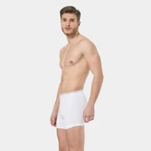 Türen Erkek Likralı Düğmeli Boxer (2'li Paket) 135/Beyaz - 2
