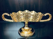 Gold Kristal Taşlı Ayaklı Gondol Çikolatalık LKM-289 - 1