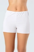 Türen Kadın Jüpon Mikro Şort 904/Beyaz - 5