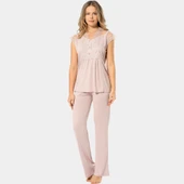 Türen Kadın Lohusa Pijama Takımı 3294/Pudra - 6