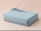 Madame Coco NT0000000111 Mer King Size Yıkamalı Linen Nevresim Takımı, Mavi - 5