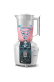 Philips Problend teknolojisi  ,450 W ,  HR2041/00 Sürahi Blender , Beyaz , 2 Litre , Çelik Bıçaklar - 3
