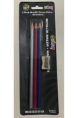 pigui PİGUİ METALİK KURŞUN KALEM KALEMTRAŞ HEDİYELİ 3 lü SET - 3